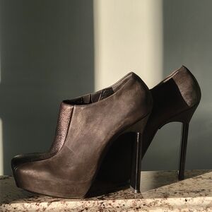 Balenciaga Black Platform Heels